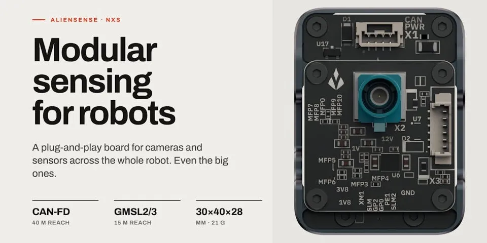 Product Hunt: NXS by Aliensense: a sensor board that gets your robot running in minutes